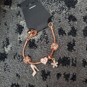 Handmade Custom Pandora Look Alike Charm Bracelet